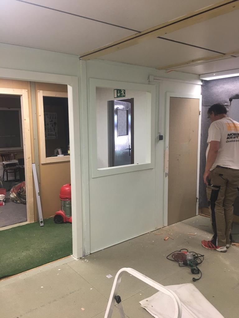 Zwischenstand der Umbauarbeiten